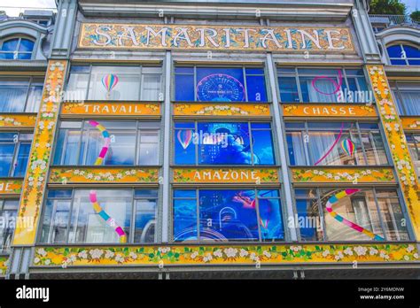 France Parisfacade Of The Samaritaine Rue De Rivoli 1st