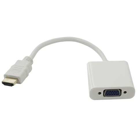 Переходник VGA (F) + AUX - HDMI (M) Dream белый купить по отличной цене ...
