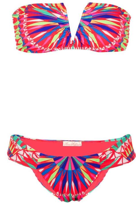 Mara Hoffman Red Supernova V Wire Bikini ShopStyle Clothes And Shoes