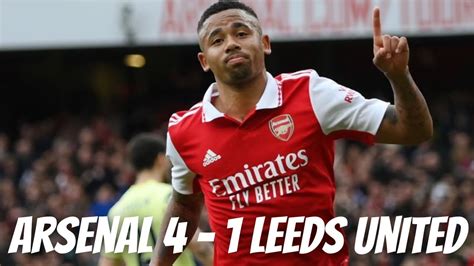 Gabriel Jesus Penalty GoalArsenal Vs LeedsArsenal 4 1 Leeds United