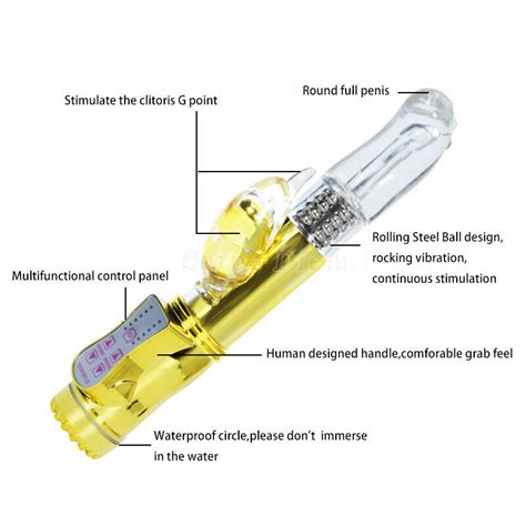 Adult Toy Vibrator Clit G Spot Dildo Massager Women USB Charge Gold ZX EBay