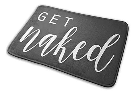 Tapete Cinza E Branco Get Naked Para Banheiro Chuveiro Ban Parcelamento Sem Juros