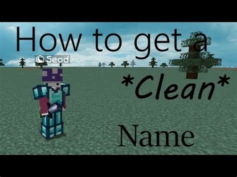 How To Get A Clean Or Og Name In Mc YouTube