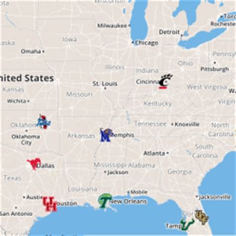 American Athletic Conference : Scribble Maps