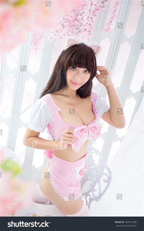 Asian Sexy Lingerie Maid Japanese Style Stock Photo Shutterstock