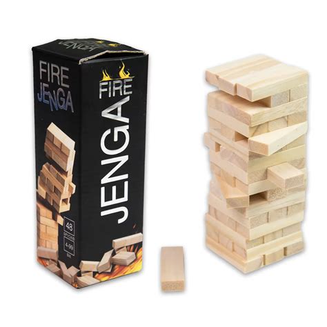 Настільна гра Дженга Fire Jenga 48 брусків - купити за низькою ціною у ...