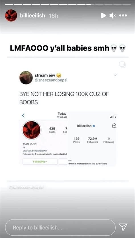 Billie Eilish Lost Thousands Of Followers After Sharing Nude Drawings Shed Created Cinemablend