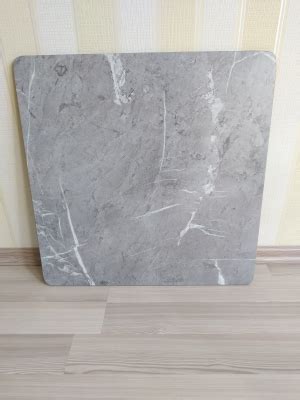 Антивандальная квадратная столешница из HPL пластика 6 мм