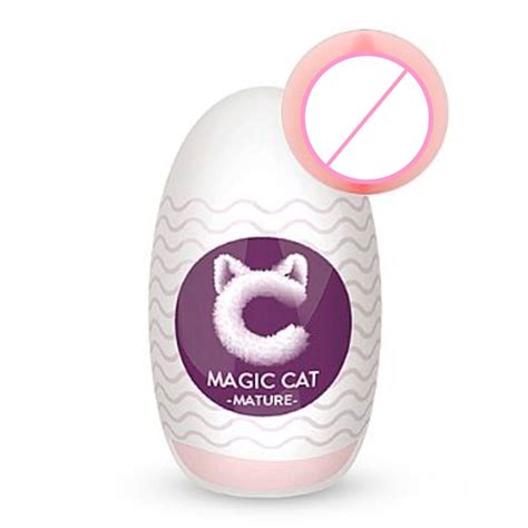 Masturbador Egg Formato De Vagina Texturas Interna Em Cyberskin S Hande Magic Cat Mature