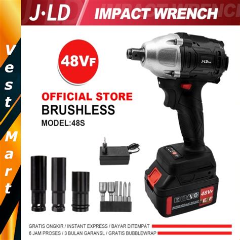 Jual Impact Wrench Jld Tools 48s Mesin Bor 48volt Brushless Shopee Indonesia