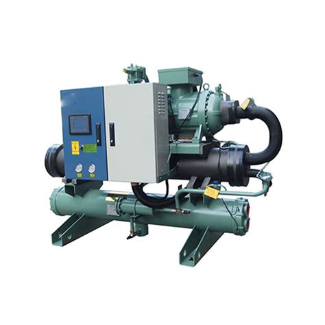 Water Cooled Screw Compressor Refrigeration Condensing Unit For Cold