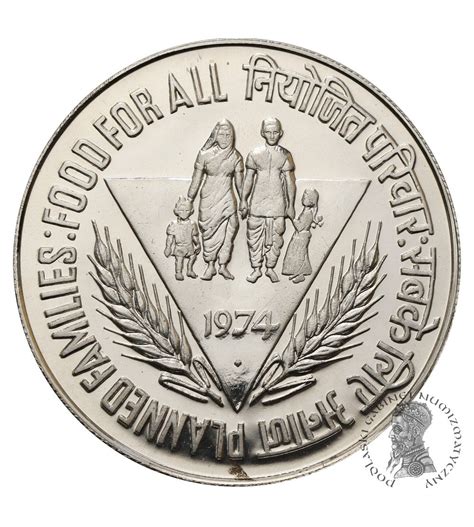 India Republic 50 Rupees 1974 Fao