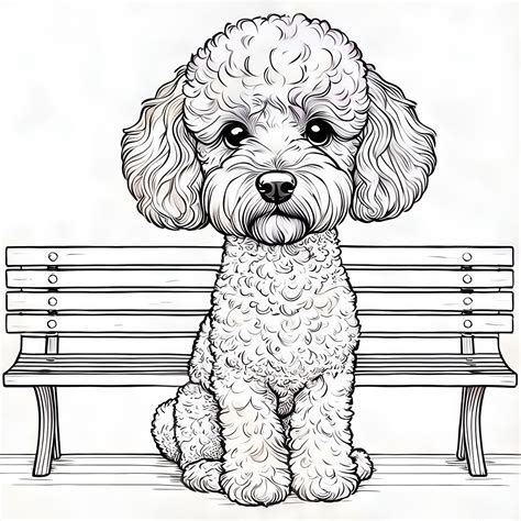 poodle coloring pages  printable