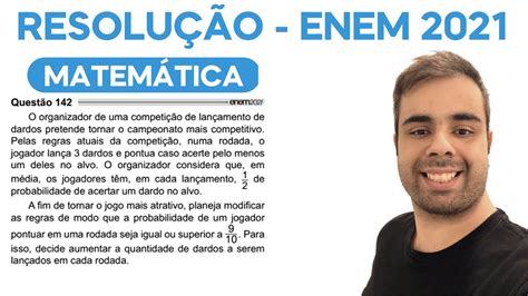 O Organizador De Uma Competição De Lançamento - ENEM 2021 – O organizador de uma competição de lançamento de dardos ...
