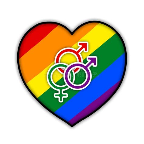 Círculo De La Bandera Del Orgullo Gay Arcoíris Símbolo De Las Minorías