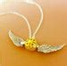 Mini Golden Snitch Necklace | Harry Potter Necklace | Golden Snitch Ch – Enchanted Leaves