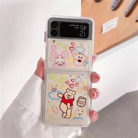 Funda Case Para Samsung Galaxy Z Flip 4 Dibujos Oso Meses sin interés