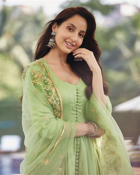 Nora Fatehi Always Looks Stunning In Saree And Suit Salwar Nora