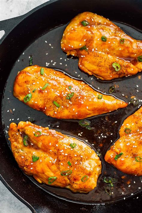 Honey Garlic Chicken Breasts - Easy Chicken Recipes