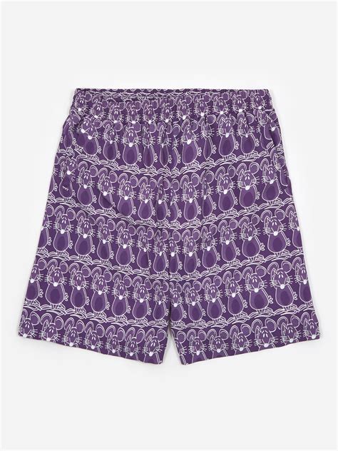 The Trilogy Tapes Mouse Swim Short Purplewhite Goodhood