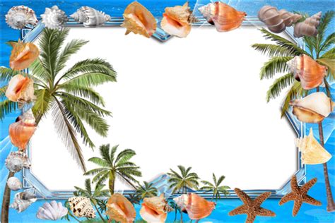 Рамки морские - Кира - скрап - PNG / ПНГ клипарт на прозрачном фоне