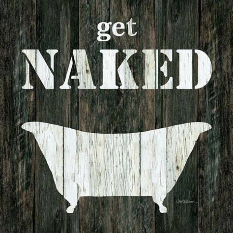 Poster Banheirinha Para Quadro Get Naked