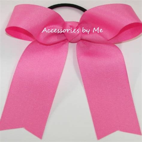 Hot Pink Cheer Bow Etsy
