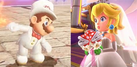 Super Mario Odyssey Mario And Peach Wedding By 9029561 On Deviantart