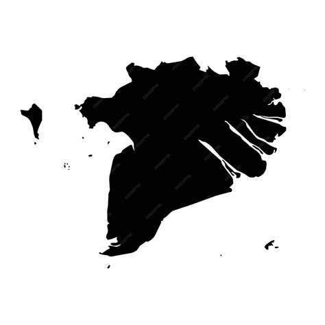 Premium Vector | Mekong Delta region map administrative division of