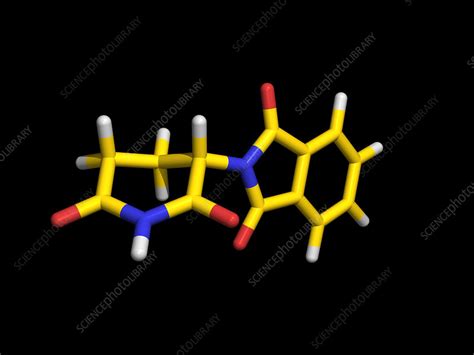 Thalidomide Drug Molecule Stock Image A Science Photo Library