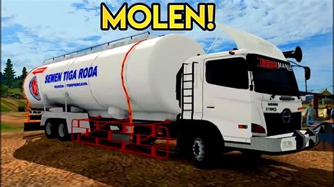 Mod Bussid Truck Hino Tangki Molen Youtube