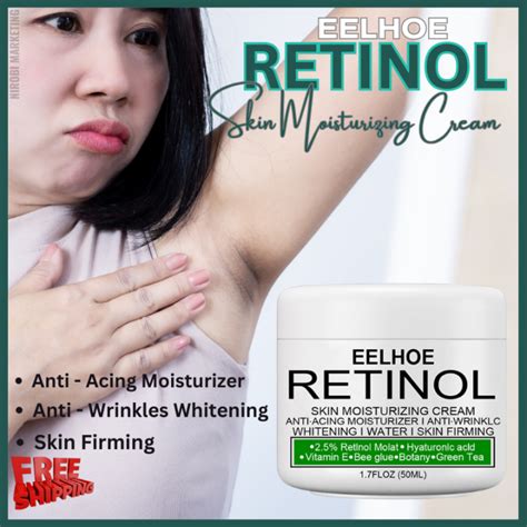 Hot Deals Eelhoe Retinol Skin Moisturizing Cream Whitening Cream Face And Body Whitening Cream