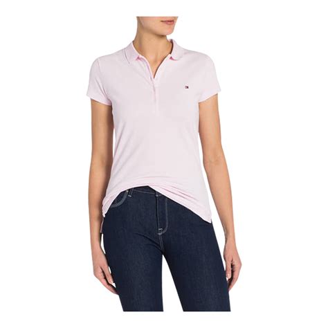 Tommy Hilfiger Heritage Short Sleeve Slim Poloshirt Damen Kurzarm