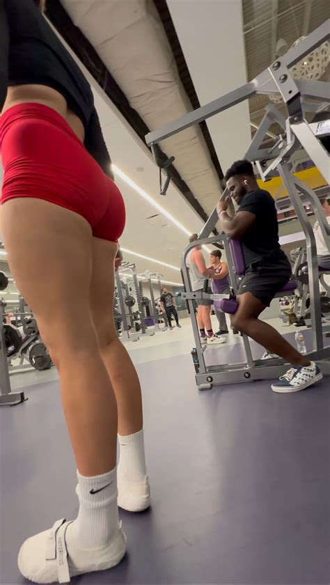 Red Gym Babe Oc Spandex Leggings Yoga Pants Forum