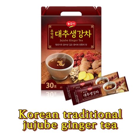 Qoo10 Korean Traditional Tea Jujube Ginger Tea 16g X 30 Packets