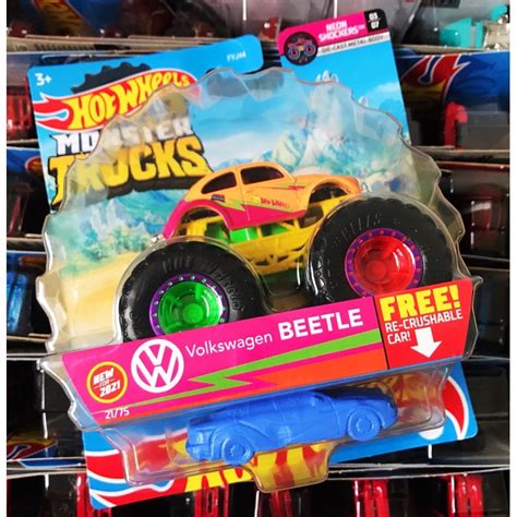 Hot Wheels Volkswagen Beetle Monster Trucks Shopee Malaysia