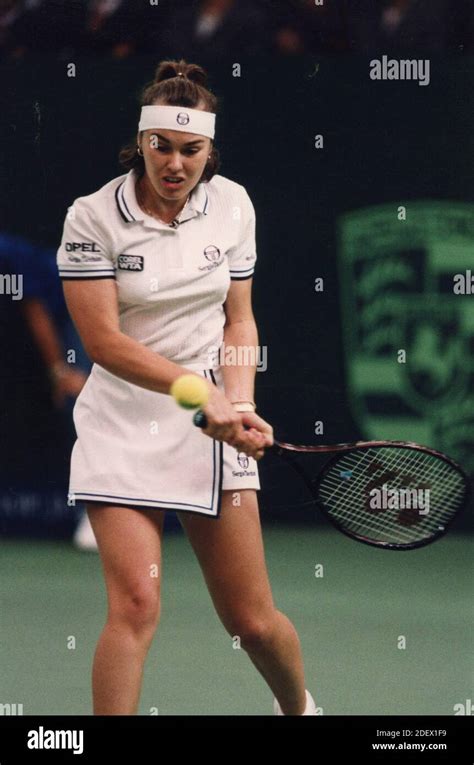 Swiss Tennis Player Martina Hingis Filderstadt 1997 Stock Photo Alamy