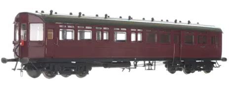 Dapol 7P-004-014D O Gauge Autocoach BR Maroon 40 Light Bar DCC Light ...