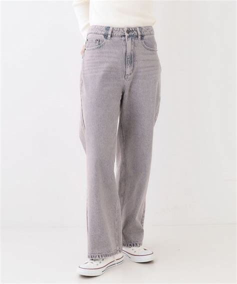 Cutie Blonde パンツ デニム ジーンズ 洗える S LLヴィンテージ風 ワイドストレートデニムパンツ レディース ZOZOTOWN Yahoo 店 通販 Yahoo