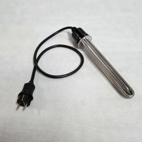 3kW ТЭН с проводом, под кламп Ø2", 220V, длина 250мм