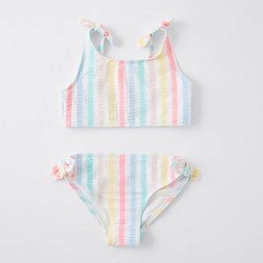 Striped Piece Bikini Set Target Australia