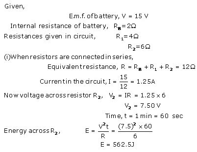 Selina Concise Physics Class 10 Icse Solutions Current Electricity