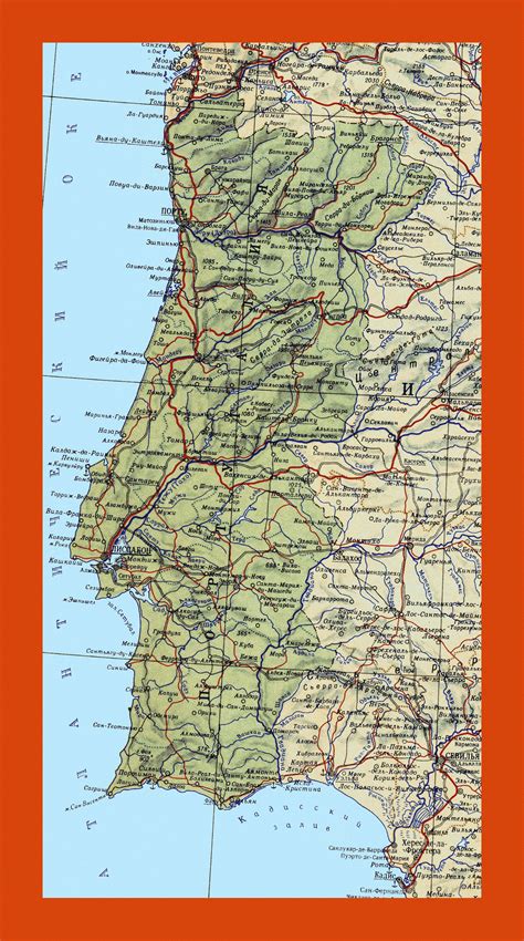 Map of Portugal | Maps of Portugal | Maps of Europe | GIF map | Maps of ...