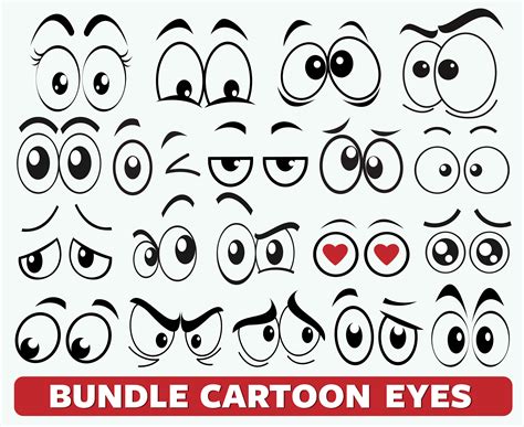 Cartoon Eyes Svg Comic Svg Emoji Eyes Svg Emoticon Svg Eyelashes Svg ...