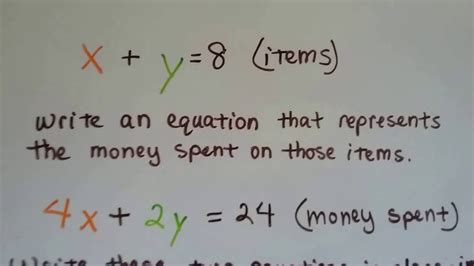 Grade 8 Math Equations