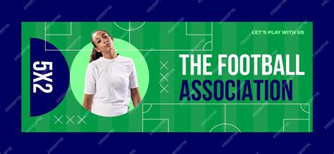 Free Vector Flat Design Football Game Facebook Cover