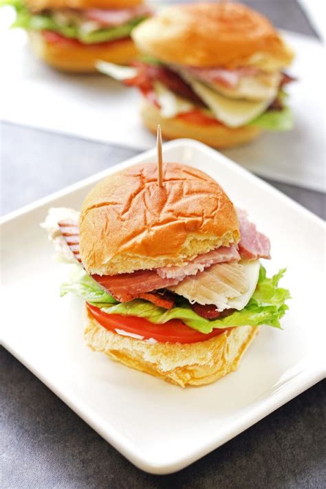 Club Sandwich Sliders It Bakes Me Happy
