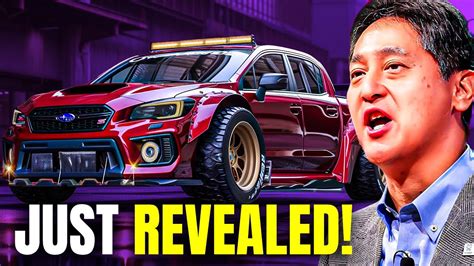 Subaru Ceo Reveals New Pickup Truck That Shocks Everyone Youtube