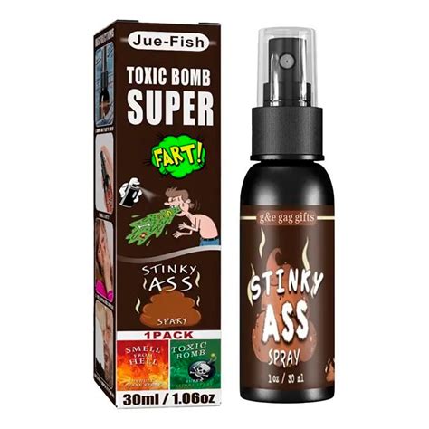Pegadinha Stinky Ass Spray Perfume Fedor De Bunda Fart Cheiro Shopee Brasil