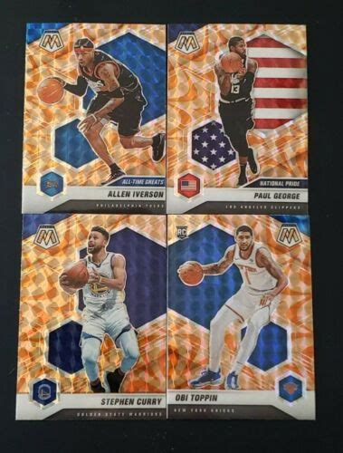 Panini Mosaic Nba Debut Reactive Orange Prizm Aaron